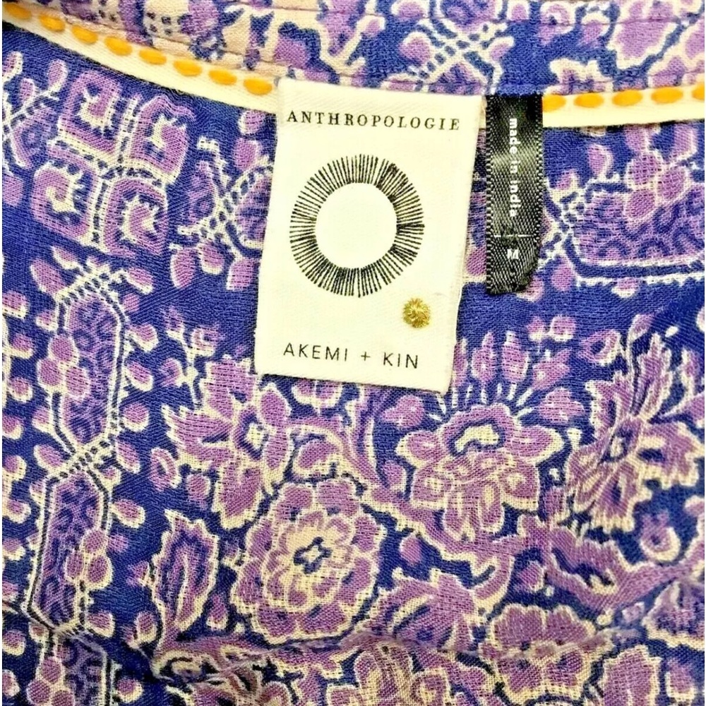 ANTHROPOLOGIE AKEMI & Kin Floral Top - Picture 3 of 4